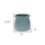 Celadon Ceramic 25 Ounce Striped Round Distressed Pot Planter - 880024659466