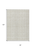 8' X 10' Ivory And Beige Geometric Washable Indoor Outdoor Area Rug - 880016533521