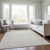 8' X 10' Ivory And Beige Geometric Washable Indoor Outdoor Area Rug - 880016533521