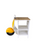 Yellow Wood And Metal Mini Scooter End or Side Table - 606114575986