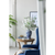 Floral Chinoiserie Round Porcelain Table Vase - 880016468298