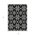 8' X 10' Black And Ivory Trellis Washable Indoor Outdoor Area Rug - 608219225667