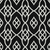 8' X 10' Black And Ivory Trellis Washable Indoor Outdoor Area Rug - 608219225667