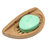 Traditional Solid Teak Wall Mount Oval Soap Dish - 606114634706