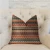 Plutus Story Circle Red, Blue and Gray Luxury Throw Pillow - 663701021615