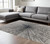 9' X 12' Gray and Ivory Abstract Power Loom Area Rug - 608219029920