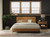 9' X 12' Brown Tan And Blue Abstract Distressed Area Rug - 880016628685