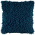 Homeroots Home Decor Blue Boho Textured Modern Down Throw Pillow, 18 x 18 Inches