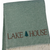 Sage Cotton Blend Lake House EmbroideThrow Blanket with Fringe - 880016568165
