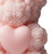 4" Pink Eucalyptus Scented Dimensional Teddy Bear Candle - 880024725840
