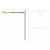 July 2026 - June 2027 Leaf Motif Weekly Monthly Planner - 619344386758