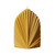 6" Gold High Tide Scented Dimensional Palm Leaf Candle - 880016778403