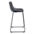 Faux Leather Steel Counter Height Bar Chairs - 880016601008