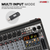 Audio Mixer 8 Channel DJ Equipment with Bluetooth USB Console Sound Board - 810099499032