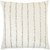 Homeroots Home Decor Glam Ivory and Gold Accent Throw Pillow, Ivory, 5 x 20 x 20 Inch