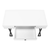 42" White and Black Wood and Metal Sled Computer Desk - 608219163129