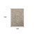 9' X 13' Brown And Beige Wool Oriental Hand Tufted Area Rug - 880016863499