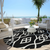 8' Black And Ivory Round Trellis Washable Indoor Outdoor Area Rug - 608219198954