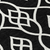 8' Black And Ivory Round Trellis Washable Indoor Outdoor Area Rug - 608219198954