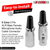 XLR Connector Male Female to 1/4 Audio Jack 3 Pin Secure Mic Plug w Locking Ends 10 PAIR - 810047160427