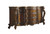 69" Honey Oak Manufactured Wood Five Drawer Standard Dresser - 606114463467