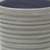 Ceramic 23 Ounce Striped Round Distressed Pot Planter - 880016847710