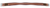 Laureate by Henri de Rivel Raised Chafeless Leather Girth with Fancy Stitching - 849913075206