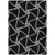 10' X 14' Black And Ivory Geometric Washable Indoor Outdoor Area Rug - 880016687170
