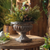 Distressed Black Pedestal Urn Planter - 729634654969