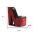 Leopard Print Velvet High Heel Jewelry Box - 880016614404