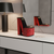 Leopard Print Velvet High Heel Jewelry Box - 880016614404