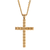 Necklace Box Cross Gold-Plated 24L - 603799690195