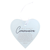 Glass Heart Ornament First Communion  - 603799690737