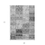 9' X 12' Gray Patchwork Washable Non Skid Indoor Outdoor Area Rug