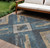 Geometric Washable Indoor Outdoor Area Rug