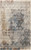 4' X 6' Blue And Orange Medallion Distressed Area Rug With Fringe - 880016753455