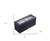 Faux Leather And Glass Four Section Watch Box With Metal Accents - 880016556414