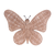 Butterfly Rattan Hanging Dimensional Sculpture - 880016447668