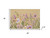18" X 30" Brown Green And Purple Floral Outdoor Coir Door Mat - 880024681085