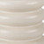 7" Cream Ceramic Stacking Rings Cylinder Table Vase - 880024850306
