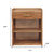 Solid Wood One Drawer Nightstand - 880016774832