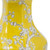 14" Yellow And White Chinoiserie Floral Porcelain Table Vase - 880024803333