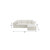 108" Beige Chenille Modular Sofa With Ottoman And Toss Pillows - 880024824666