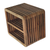 Solid Wood Carved Geometric Floating Nightstand - 880016624656