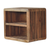 Solid Wood Carved Geometric Floating Nightstand - 880016624656