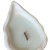 6" Light Blue Ocean Breeze Scented Soy Wax Candle In White Resin Novelty Holder - 880024561400