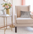 Parkland Collection Senza Champagne Throw Pillow - 025773004123