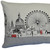 Homeroots Home Decor London Daylight Skyline Lumbar Decorative Pillow, White, 24 Inches