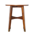 23" Brown Solid Wood End Table - 808230107779