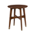 23" Brown Solid Wood End Table - 808230107779